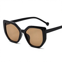 Nouvelles lunettes de soleil œil-de-chat à grande monture, tendance unisexe, style urbain, protection solaire extérieure, vintage, miroir acrylique