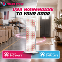Panneau de luminothérapie rouge Duty Free 1500W 5 longueurs d'onde Corps entier 300 LED Stock local US Livraison rapide 2-5 jours avec support