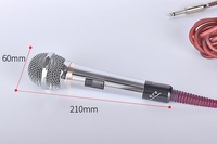 Microphone de karaoké filaire professionnel avec haute sensibilité pour le chant en studio à domicile