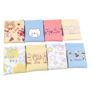 Bolsa <span class=keywords><strong>de</strong></span> Almacenamiento para Auriculares <span class=keywords><strong>de</strong></span> Cuero con Diseño Floral, Monedero Portátil con Cierre Automático - Product Image 1