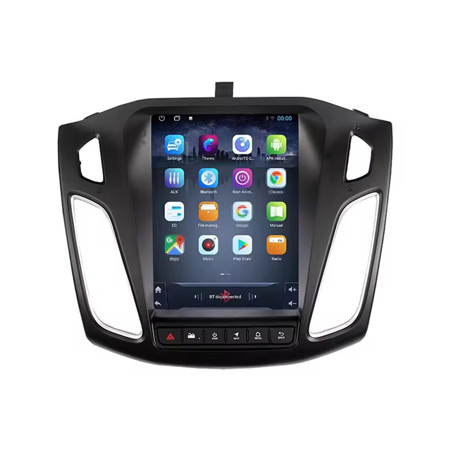 Android 11 Car Carplay Touch Screen Radio 2 Din 9.7 Inch Tesla Style Multimedia Car Dvd Player for Ford Focus 2012-2018 MK3