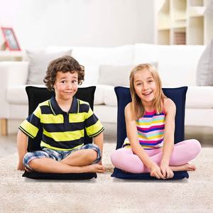 Silla portátil de espuma de alta densidad con soporte trasero, asiento plegable acolchado ajustable para meditación y sala de estar - Product Image 2