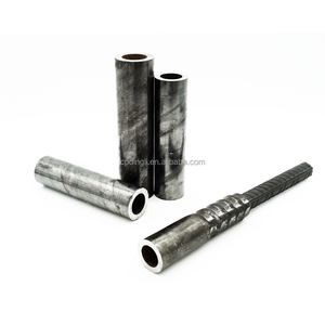 Coupleur de ferraillage à extrusion à froid, connecteur mécanique pour barres d'acier, manchon de ferraillage hydraulique à sertir pour murs et écoles - Product Image 1
