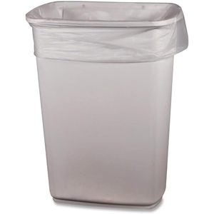 Sacs poubelle transparents perforés à faible densité de 30 gallons, 30 pouces X 36 pouces 0,5 Mil 250/Carton-Boardwalk H6036MCKR01" - Product Image 3