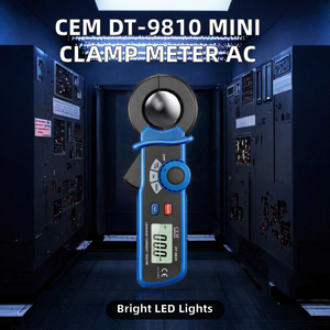 Pince ampèremétrique LED haute visibilité Mini testeur de courant de fuite AC taille - Product Image 2