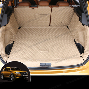 Tapis de coffre en cuir pour Citroën <span class=keywords><strong>DS7</strong></span> 2018 2019 <span class=keywords><strong>2020</strong></span>, accessoires intérieurs pour coffre arrière - Product Image 2
