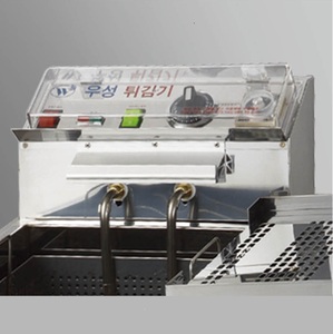 Friteuse électrique à réservoir unique WOOSUNG, corps en acier inoxydable thermolaqué, grande capacité, machine à friture profonde, cuisine commerciale - Product Image 4