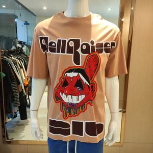 T-shirt personnalisé pour hommes T-shirt surdimensionné Boxy 300 Gsm de haute qualité en coton uni graphique lourd imprimé vintage pour homme - Product Image 2