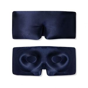 Women Men Soft Blackout 100% Mulberry <b>Sleep</b> Cover Eyemask Large Silk Eye <b>Mask</b> With Adjustable Velcro - Product Image 1