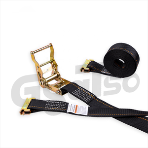 BS 4400LBS 2 ''X 16 'Strong E Track Sangles logistiques à cliquet Attaches de cargaison pour remorque et fourgonnette fermées - Product Image 4