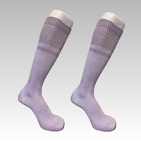 Chaussettes de compression graduée montantes pour femmes, respirantes, antidérapantes, tricotées, de haute qualité, pour l'entraînement, vente en gros sur mesure