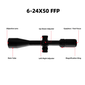 Ống ngắm săn bắn tầm xa ngoài trời bán chạy nhất 6-24X 50 FFP, chất liệu nhôm, đường kính ống kính 30mm - Product Image 3