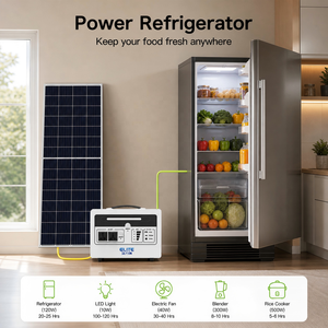 Station d'alimentation portable LiFePO4 960Wh, générateur solaire, alimentation de secours domestique UPS 10ms |   Système d'alimentation de secours - Product Image 1