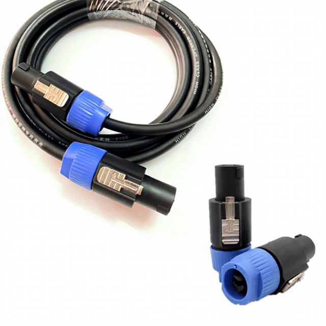 Quality 12Awg NL4FC Speakon Cable with Om Plug 4 Pin Active Speaker Cable for Home Appliance 1m 2m 3m 5m 10m Length Options