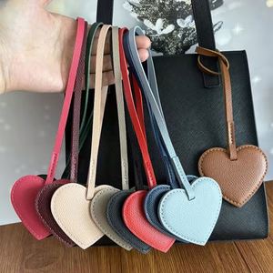 RTS Cute PU Leather Heart-shaped <b>Bag</b> <b>Charms</b> Fashion Pendant Keychain for Tote Handbag Hanging Love Keyring Gifts for Women - Product Image 1