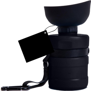 Bouteille d'eau portable automatique moderne en plastique pour chien avec motif uni et gamelles de voyage pour animaux de compagnie - Product Image 2