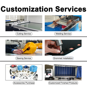 400g pvc कैनवास तिरपाल थोक सस्ते विनाइल टार्प कीमत वाटरप्रूफ pvc तिरपाल रोल पॉलिएस्टर पीपी लेपित कपड़े ट्रक टार्प - Product Image 6