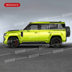 Kit de carrocería de alto rendimiento para la actualización de Land Rover <span class=keywords><strong>Defender</strong></span> al estilo LM con rejilla de alerón de fibra de carbono - Product Image 4