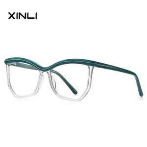 กรอบแว่นตาดีไซน์ใหม่ XINLI2161 แฟชั่นกรองแสงสีฟ้าสำหรับผู้หญิง - Product Image 4