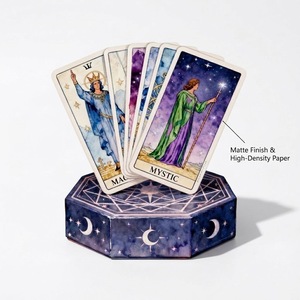Carte dei Tarocchi Personalizzate con Bordi Dorati per Letture Divinatorie e Spirituali - Product Image 3