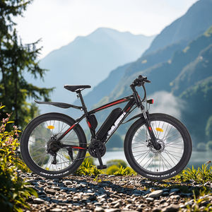 Vente en gros d'usine Vélo de montagne à cadre en acier électrique au lithium <span class=keywords><strong>pour</strong></span> adultes de 26 pouces Moteur sans balais 36V 250W Absorption des chocs - Product Image 1