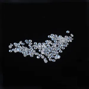 starsgem melee size moissanite russia round brilliant vvs clear white 0.8mm to 2.9mm moissanite for wholesale