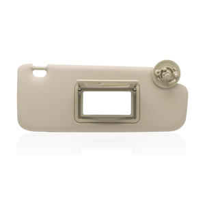 Pare-soleil Chevrolet beige côté droit avec miroir en PVC pour accessoire intérieur de toit de voiture - Product Image 3