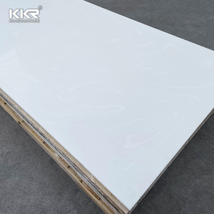 <span class=keywords><strong>Kkr</strong></span> nhà máy 12mm đá cẩm thạch tự nhiên màu sắc mẫu miễn phí benchtops acrylic rắn bề mặt tấm - Product Image 5