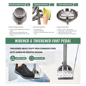 Ducha <span class=keywords><strong>de</strong></span> Emergencia y <span class=keywords><strong>Lavaojos</strong></span> <span class=keywords><strong>de</strong></span> <span class=keywords><strong>Acero</strong></span> <span class=keywords><strong>Inoxidable</strong></span>, Estación <span class=keywords><strong>de</strong></span> <span class=keywords><strong>Lavaojos</strong></span>, Estándar ANSIZ358.1-2014 - Product Image 6