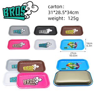 BANDEJA BROS de METAL27 * 16 CM CUSTOM OEM Accesorios para fumar - Product Image 6