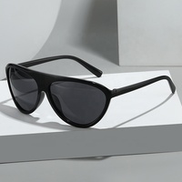 Lunettes de soleil de haute qualité, design de luxe surdimensionné, logo personnalisé, lunettes de soleil rétro en acétate pour femmes et hommes