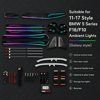 Pour BMW Galaxy Dynamic Led Ambient Light pour F10/F18 Série 5 2011-2017 Système de contrôle de l'éclairage intérieur LED Accessoires de mise à niveau