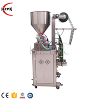 Machine d'emballage automatique HZPK pour sachets de pâte de tomate, de shampoing, de crème, de gel capillaire, avec scellage sur 3/4 côtés