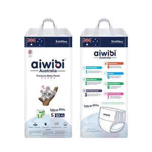 AIWIBI – couche-culotte australienne pour bébé, pantalon de grande taille, pantalon de traction d'entraînement pour la vente en gros mondiale