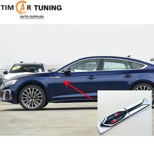 Emblema Lateral para Coche, Emblema Negro Estilo RS/S para Modelos A5/S5 B9 2017-2024, Emblemas Laterales Negros RS/S - Product Image 5