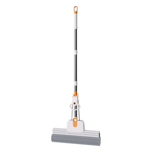 Sponge Mop Hands Free Wet Dry Dual Use <b>Roller</b> Mop Extra Large 44Cm Absorbent <b>Microfiber</b> Cylindrical Floor Cleaning Tool - Product Image 5