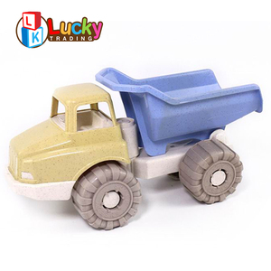 2023 Bioplastic Summer Outdoor Wheat Straw Beach Sand Bucket Track Beach Toy Set Kids