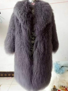 Luxury Extra Long Women's Winter <strong>Coat</strong> Waterproof <strong>Floor</strong> <strong>Length</strong> Jacket with Real Mongolian Lamb Faux Fur Women's Faux Fur <strong>Coats</strong> - Product Image 4