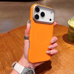 Nouveau modèle Golden armor PC couvre pour <span class=keywords><strong>iphone</strong></span> 17air Ultra-mince peau magnétique sentir mat cadre en métal <span class=keywords><strong>coque</strong></span> dure pour <span class=keywords><strong>iphone</strong></span> 17 16 15 - Product Image 1