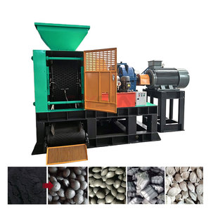 Petite machine automatique de fabrication de briquettes de charbon de bois à vendre – Presse à briquettes à rouleaux - Product Image 1