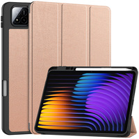 Xiaomi Pad 7 için Pro 2024 Tablet kılıfı 11.2 inç manyetik üç katlı PU deri standı kapak ile Mi Pad 7 2024 vaka kalem yuvası
