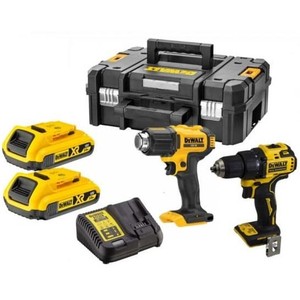 Kit perceuse-visseuse sans fil et clé à chocs DeWalt 20V Max avec chargeur de batterie et coffret - Product Image 1