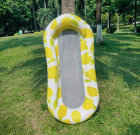 Chaise longue en maille gonflable d'été pour adulte | Jouets de fête pour la plage d'été en plein air