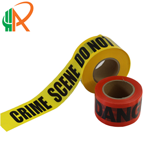Huaan Ruban d'avertissement de danger rouge résistant aux intempéries Barrière en PE résistant à la pelure Saboteur ISO Standard 100m-1000m Prêt à l'emploi - Product Image 2