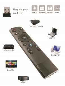 Q5 Voice Air Mouse Draadloze Toetsenbord 2.4G <span class=keywords><strong>Fly</strong></span> Air Mouse Laste Mini Afstandsbediening Voor Tv Box/Mini pc/Tv Universele Toetsenbord - Product Image 3