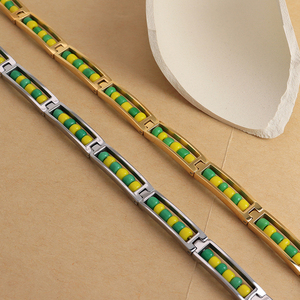 Pulsera <span class=keywords><strong>de</strong></span> Cuentas Sagradas Religiosas Personalizada, Brazalete <span class=keywords><strong>de</strong></span> Cuentas Coloridas, Brazalete Africano Indio <span class=keywords><strong>de</strong></span> Poder <span class=keywords><strong>Santeria</strong></span> - Product Image 5