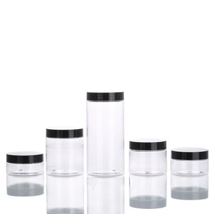 Barattolo trasparente per animali domestici a bocca larga 120ml 150ml 200ml 250ml barattolo per conserve cosmetici per la cura della pelle rossetto polvere sciolta 4oz 5oz 6.5oz 8oz - Product Image 3