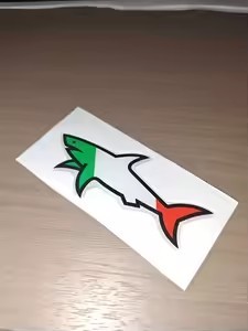 2026 3D Paul Shark Sticker logo Waterproof Cartoon Decoration Sticker Wholesale Inventory Sticker - Product Image 4