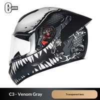 Casque de moto pour la conduite hivernale, unisexe, intégral, coque ABS, casque de sécurité pour moto électrique, norme nationale 3C DOT