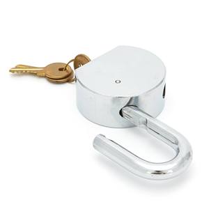 Candado de Acero Reforzado de Seguridad, Redondo, Sólido, a Prueba de Polvo, con Grillete de 65 mm - Product Image 2